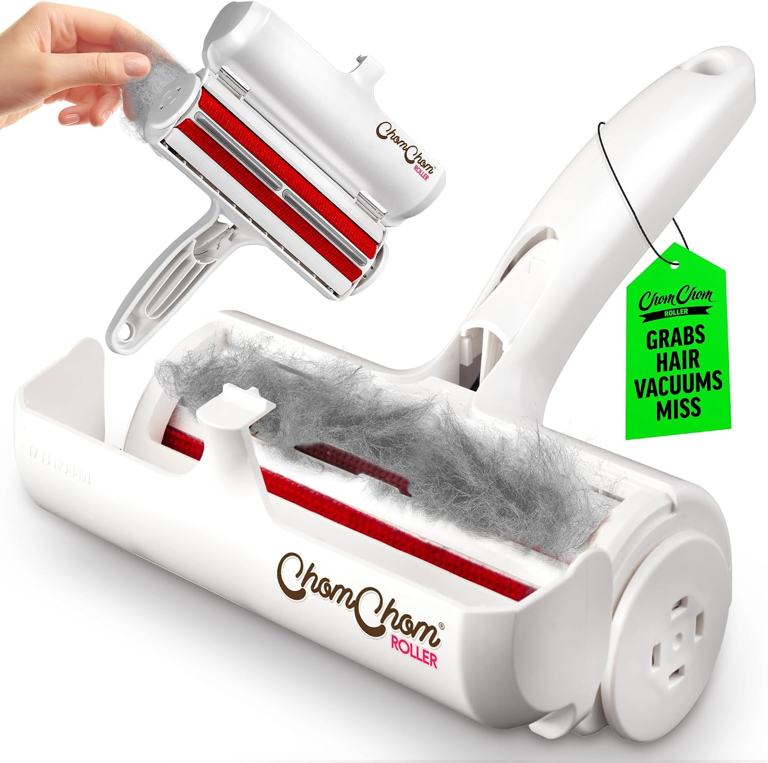 ChomChom Roller Pet Hair Remover, White