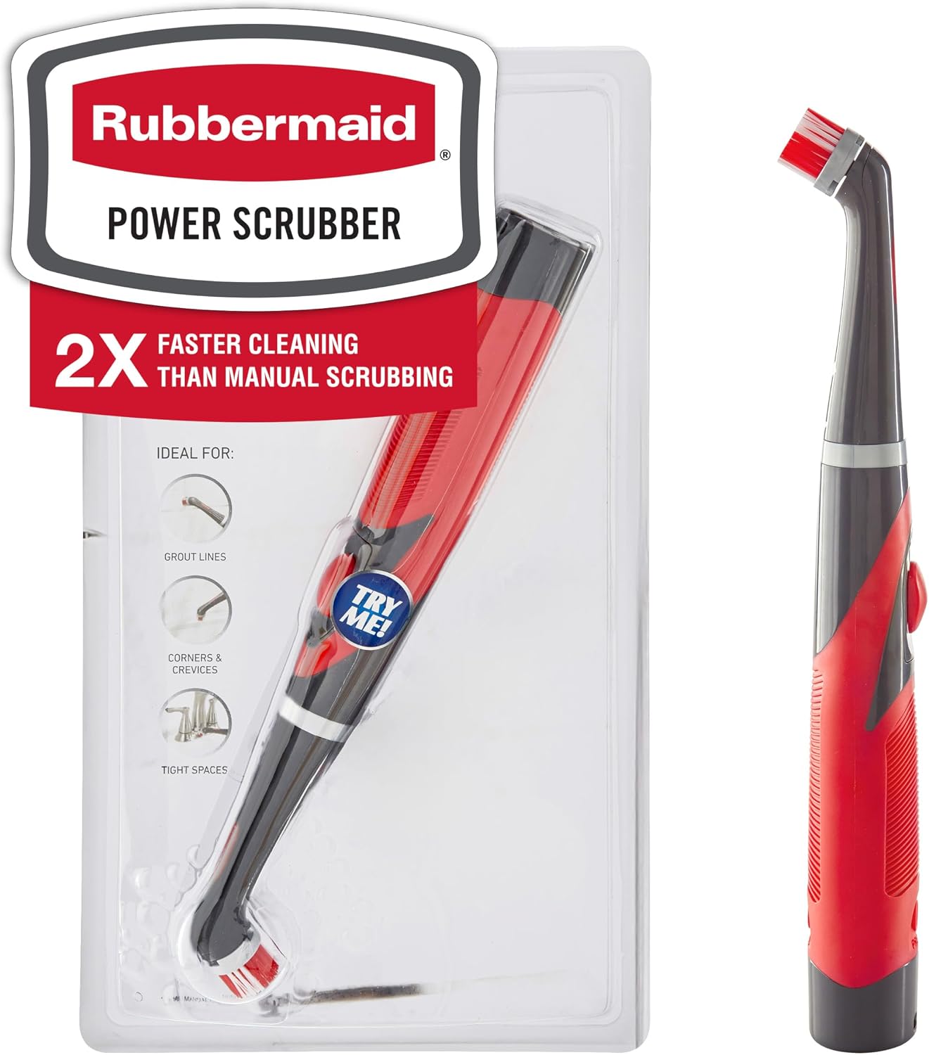 Rubbermaid Reveal Power Scrubber, Multi-Purpose Head