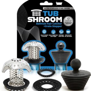 TubShroom Ultra Drain Protector, Stainless Combo