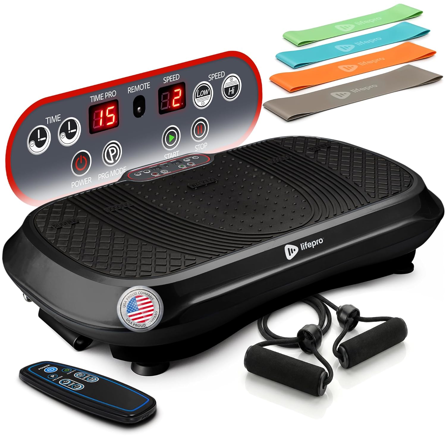 Lifepro Waver Vibration Plate, Black