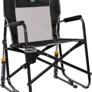 GCI Outdoor Freestyle Rocker Camping Chair, Black