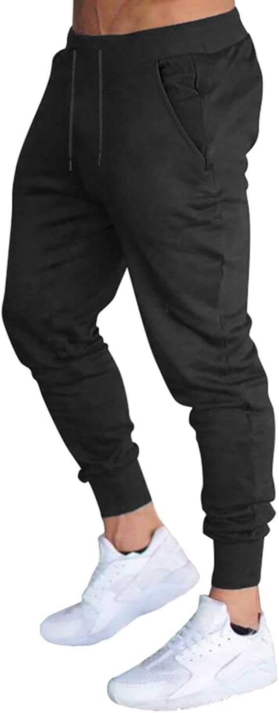 BUXKR Men’s Slim Workout Joggers