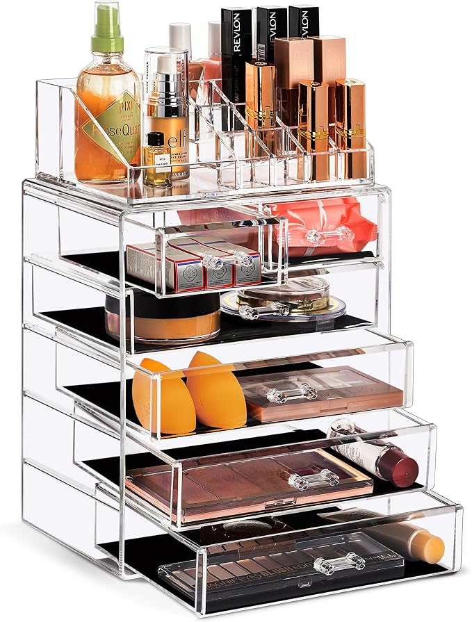 Sorbus Makeup Organizer, 6-Drawer Set