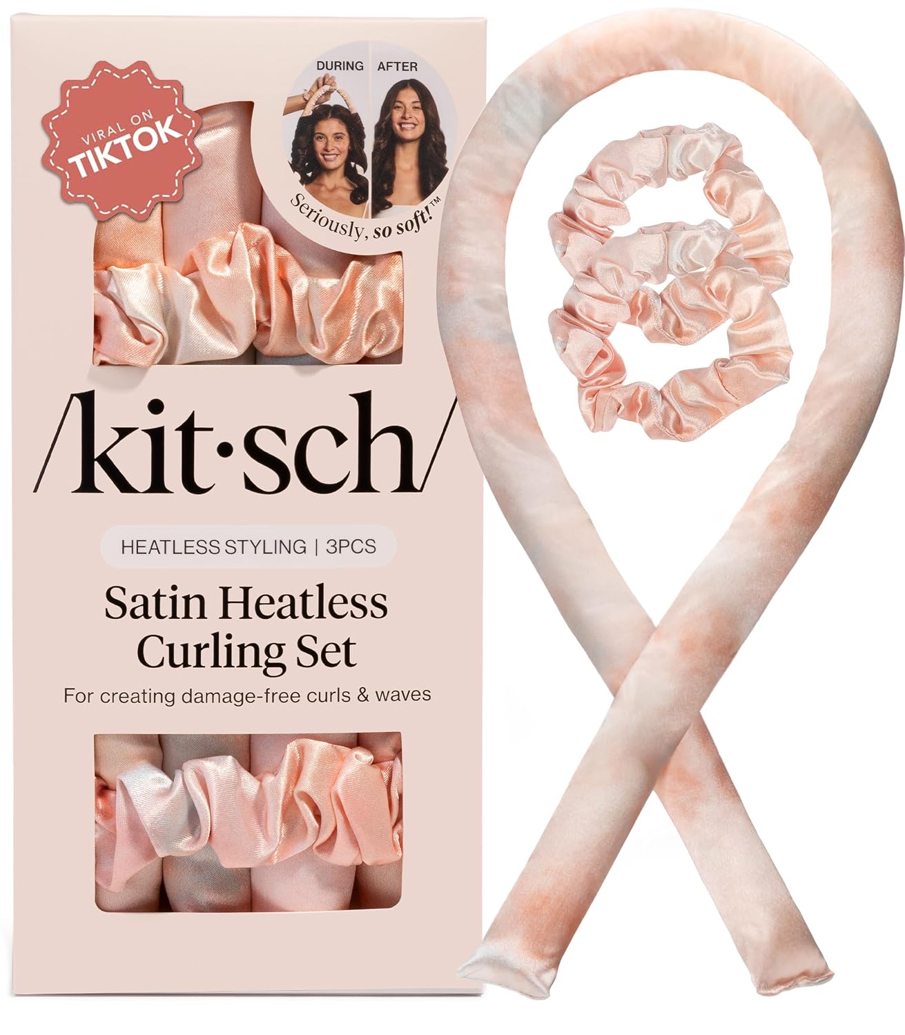 Kitsch Satin Heatless Curls Overnight Set